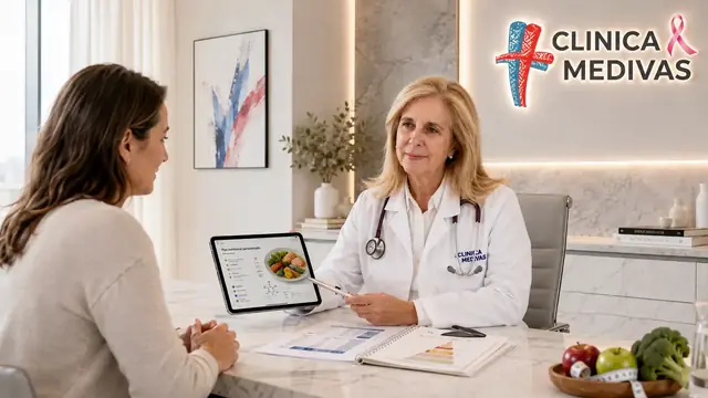 Equipo de Cirugía Estética de Clínica Medivás atendiendo una consulta de Ginecomastia en Clínica Medivás Madrid