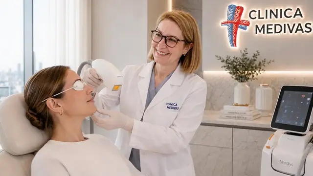 IPL en Madrid | Clínica Medivás Dra. Paloma Tejero atendiendo una consulta de IPL en Clínica Medivás Madrid