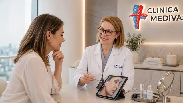 Remodelación de Glúteos en Madrid | Clínica Medivás Equipo de Cirugía Estética de Clínica Medivás atendiendo una consulta de Remodelación de Glúteos en Clínica Medivás Madrid